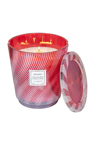 Crushed Candy Cane 5-Wick Hearth Candle in Crushed Candy Cane | Revolve Clothing (Global)