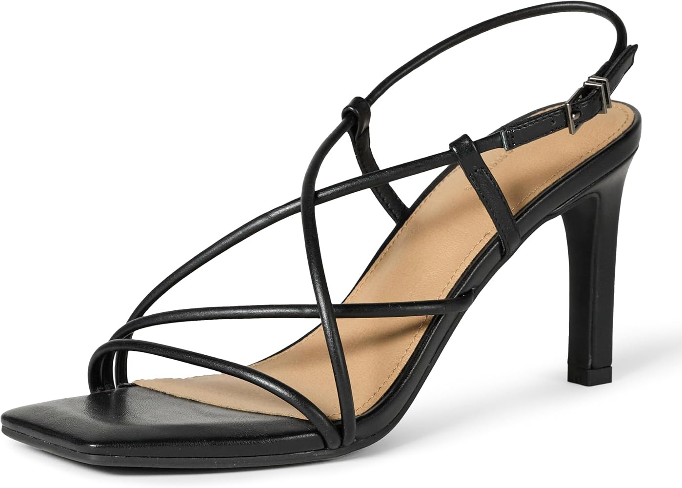 Amazon Essentials Women's Strappy Stiletto Heel Sandals | Amazon (US)