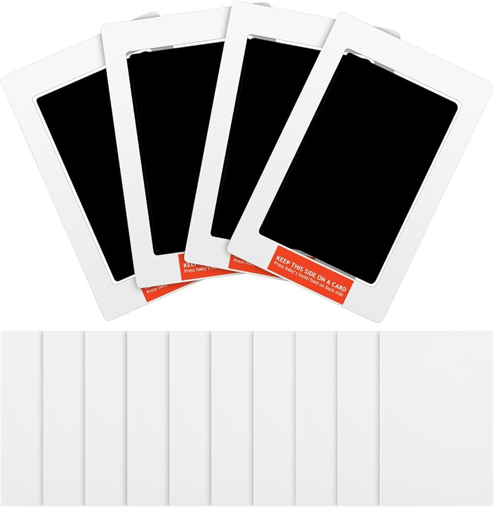 Outus Clean Touch Ink Pad Newborn Baby Handprint and Footprint Pet Paw Print Kit Inkless Infant H... | Amazon (US)