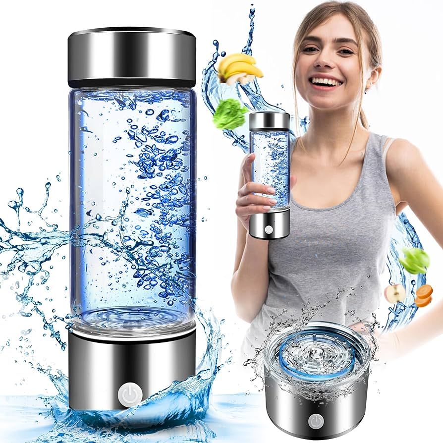Hydrogen Water Bottle, Portable Hydrogen Water Bottle Generator, Ion Water Bottle Improve Water Q... | Amazon (US)