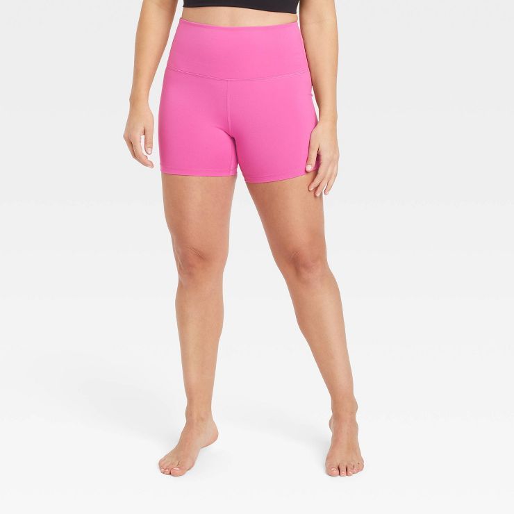 Women's Brushed Sculpt Bike Shorts 5" - All in Motion™ | Target