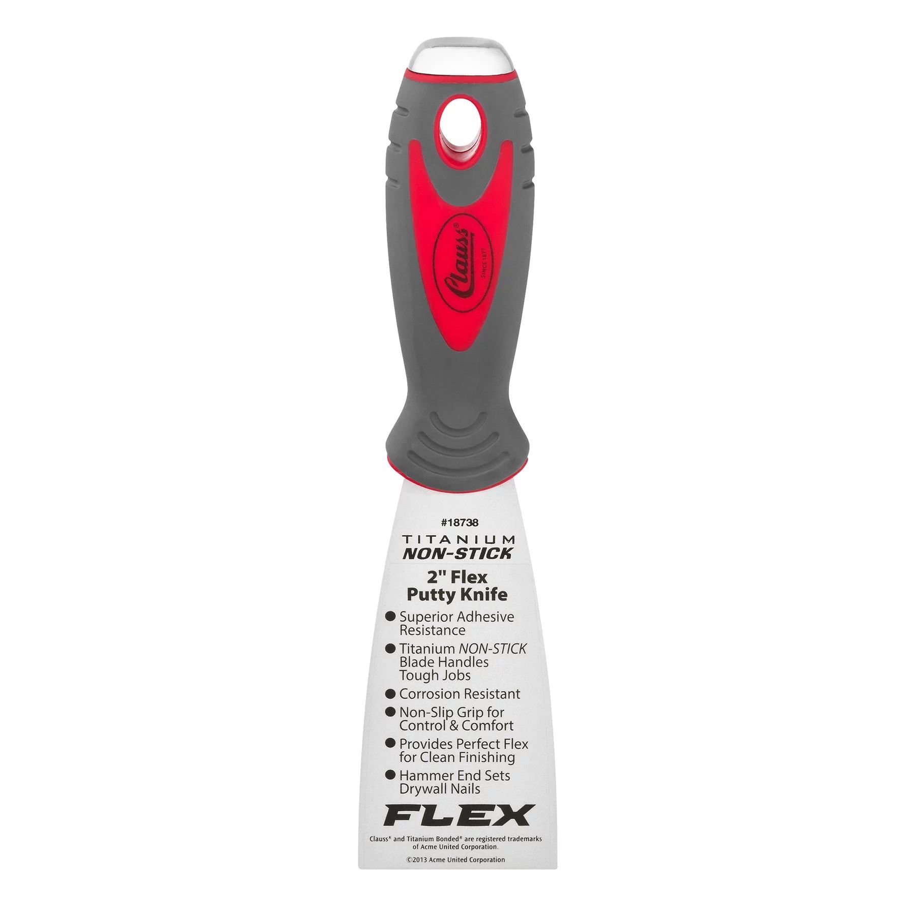 Clauss Flex Putty Knife, 2", Titanium Non-Stick, Painting Tool - Walmart.com | Walmart (US)