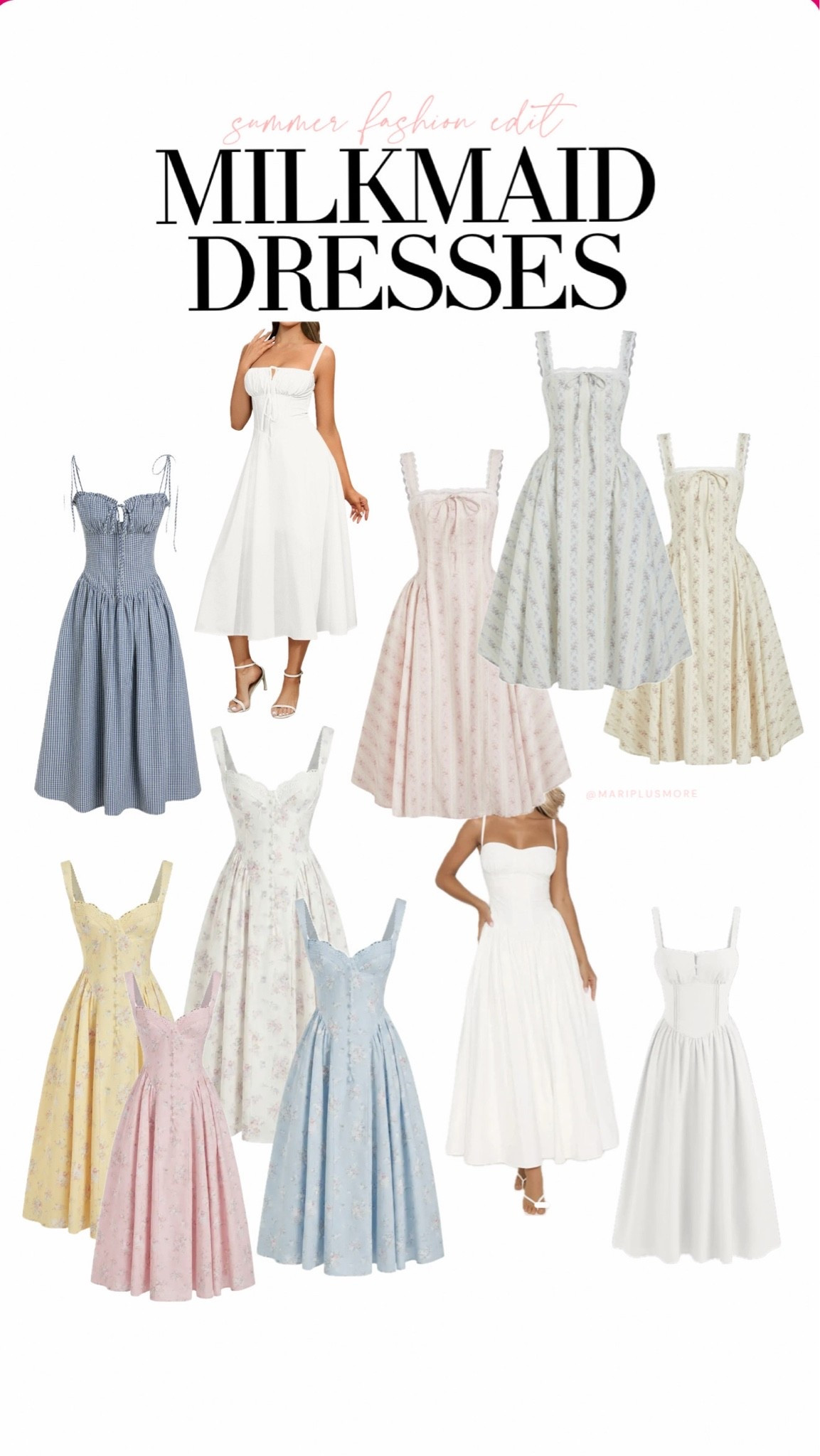 Milkmaid dresses for summer

#LTKootd #LTKMidsize #LTKTall
