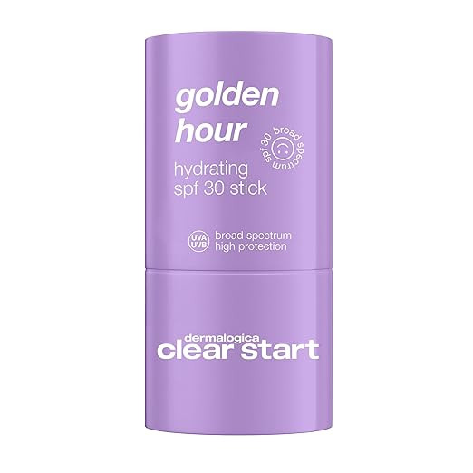 Dermalogica Clear Start Golden Hour Hydrating SPF 30 Stick, Shimmer Sunscreen - Hydrating and Por... | Amazon (US)