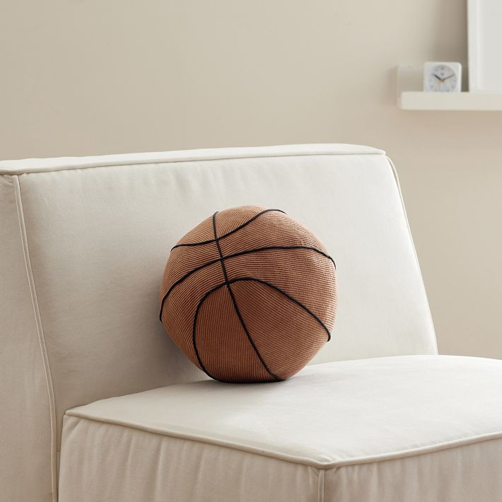 Basketball Shaped Pillow | Pottery Barn Teen
