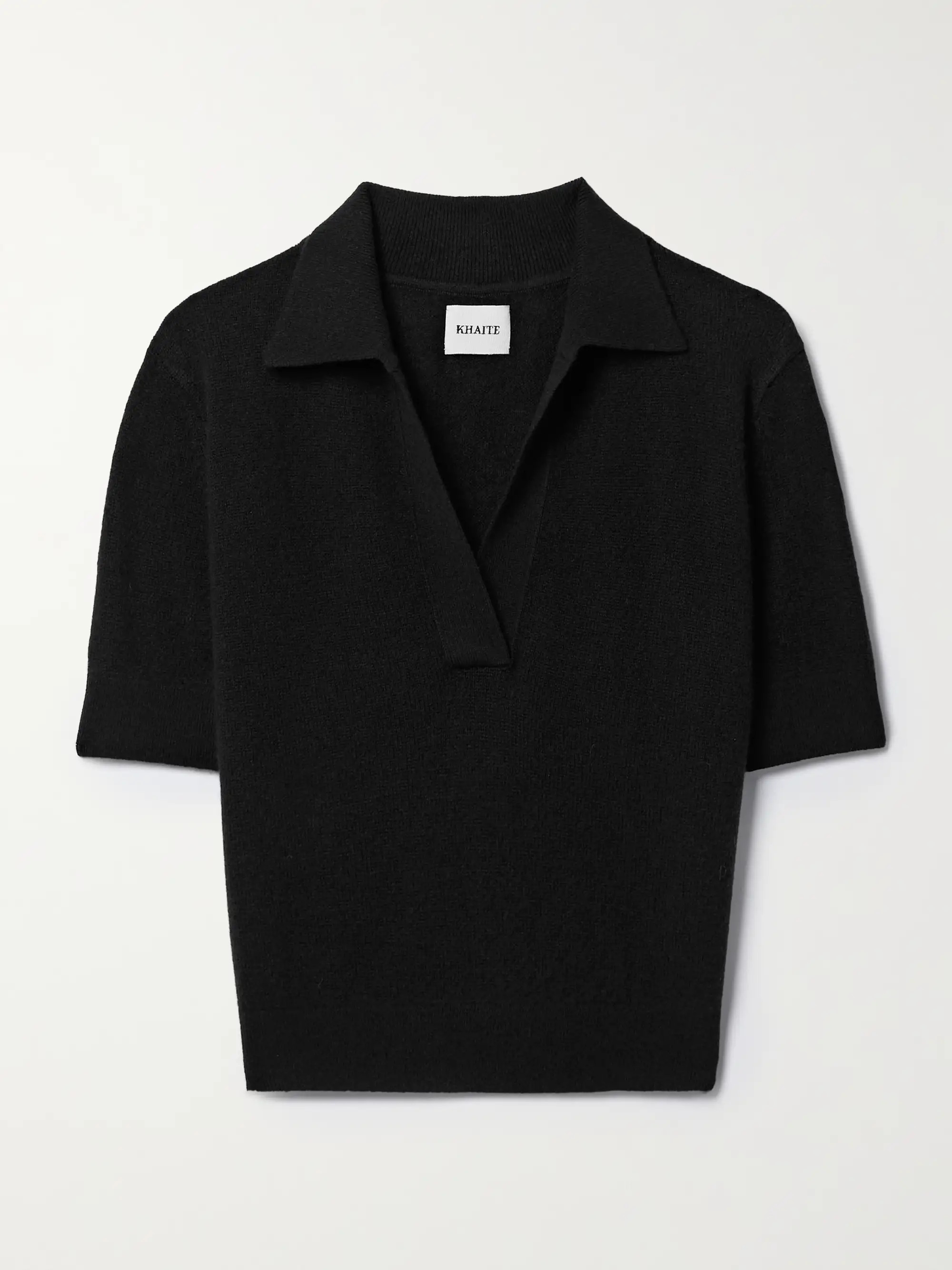 Shrunken Jo cashmere-blend polo shirt | NET-A-PORTER (US)