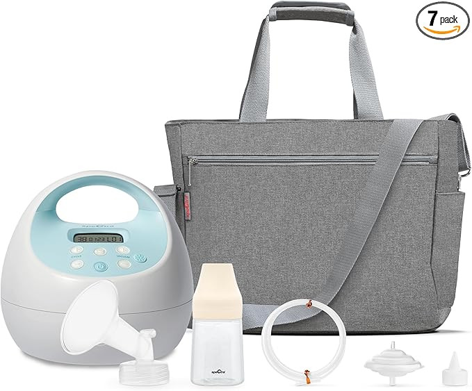 Spectra Baby S1 Plus Premier Rechargeable Breast Pump with Grey Tote Premium Accessory Kit - 24 m... | Amazon (US)