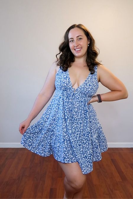 One of my favourite styles from Cupshe - now available in tons of solid colours and cute prints! This dress features a plunging neckline and is a flowy mini length. I love these as swim coverups or just as a cute little dress for a beach vacation or summer date night! 

#LTKSwim #LTKTravel #LTKSeasonal