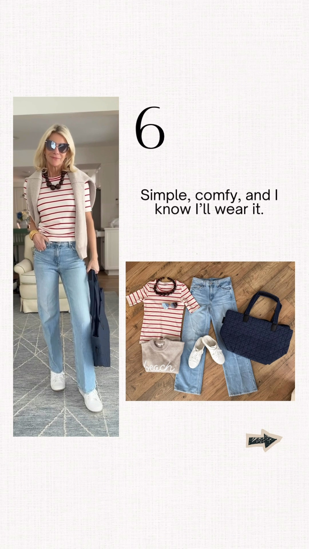 How to style light wash jeans for a casual look.

#LTKTravel #LTKootd #LTKOver40