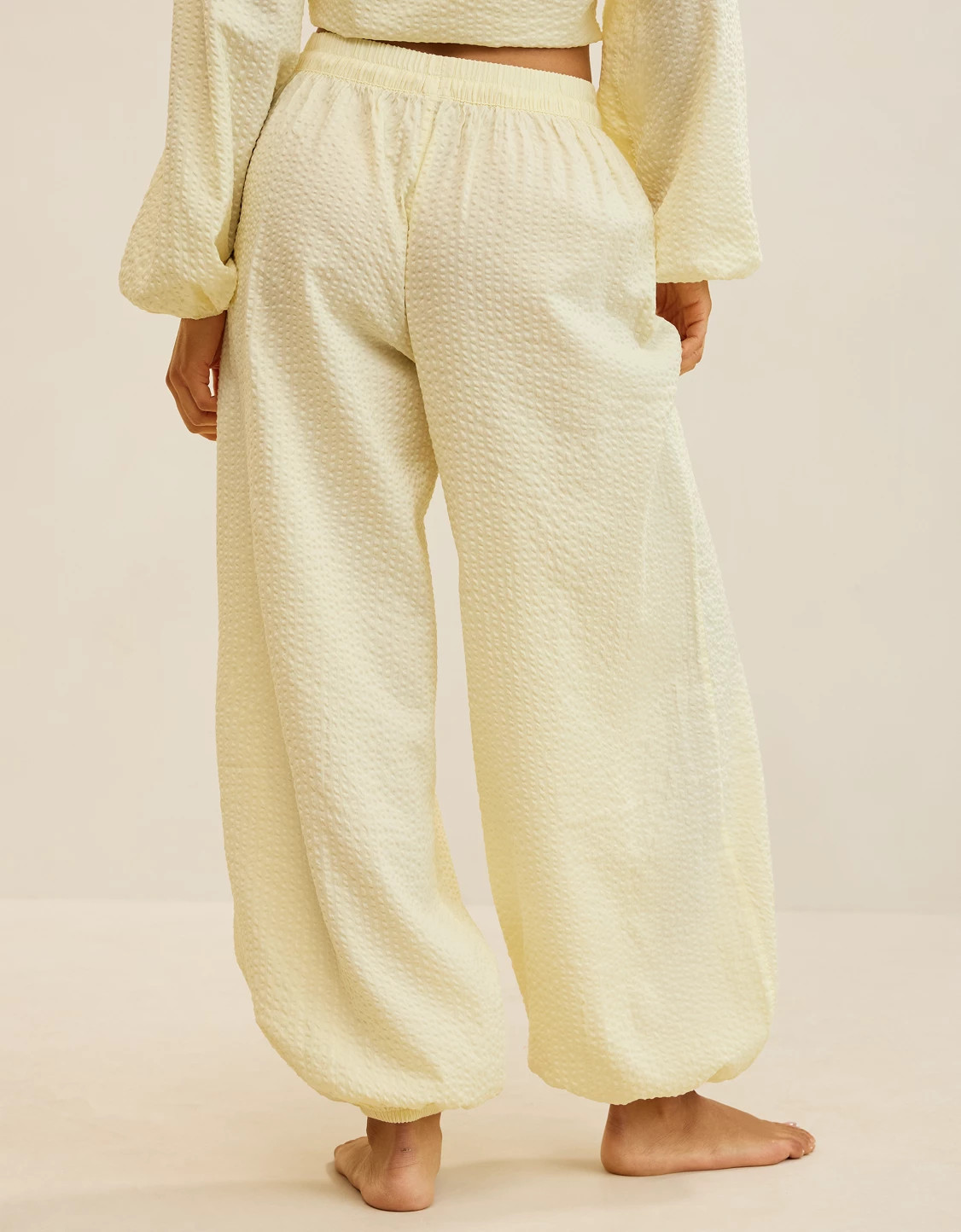 Aerie Seersucker Balloon Pant | Aerie