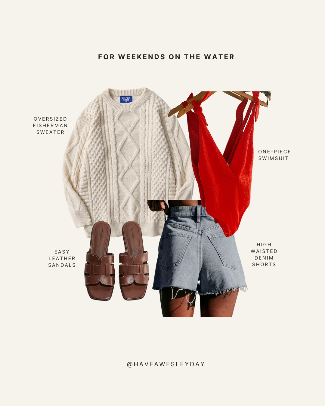 French Girl Spring Outfit Inspo🤎

Summer outfit, sandals, European summer, travel outfit ideas, classic style, modest fashion, fisherman sweater, summer fashion trends, one piece swimsuit, high waisted denim shorts, lake weekend outfit

#LTKStyleTip #LTKTravel #LTKSeasonal