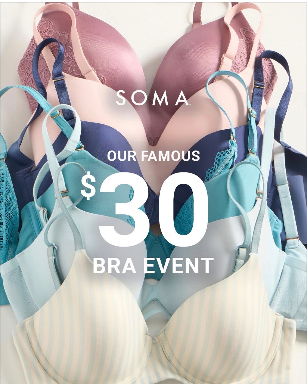 Bra sale
Soma bras
Women’s intimates 

#LTKMidsize #LTKSpringSale #LTKSaleAlert