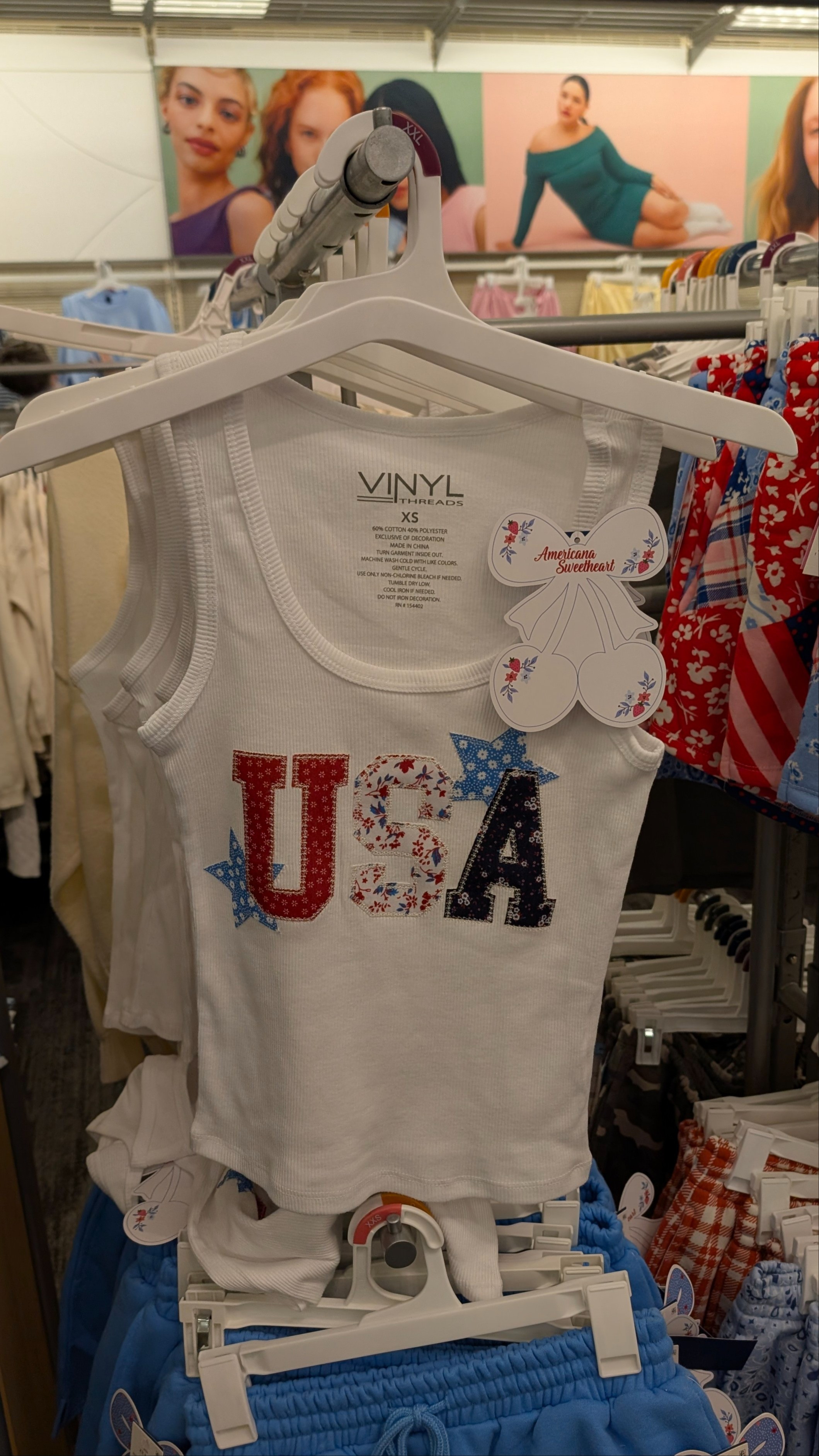 USA tank from target perfect for memorial Day weekend and July fourth 

#LTKSeasonal #LTKSaleAlert #LTKPetite