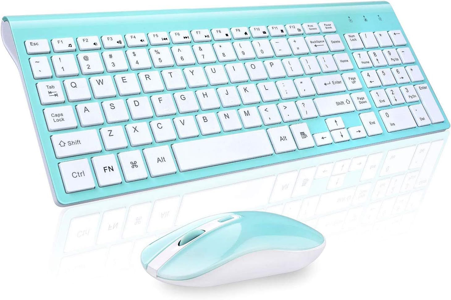 Wireless Keyboard Mouse Combo, cimetech Compact Full Size Wireless Keyboard and Mouse Set 2.4G Ultra | Amazon (US)