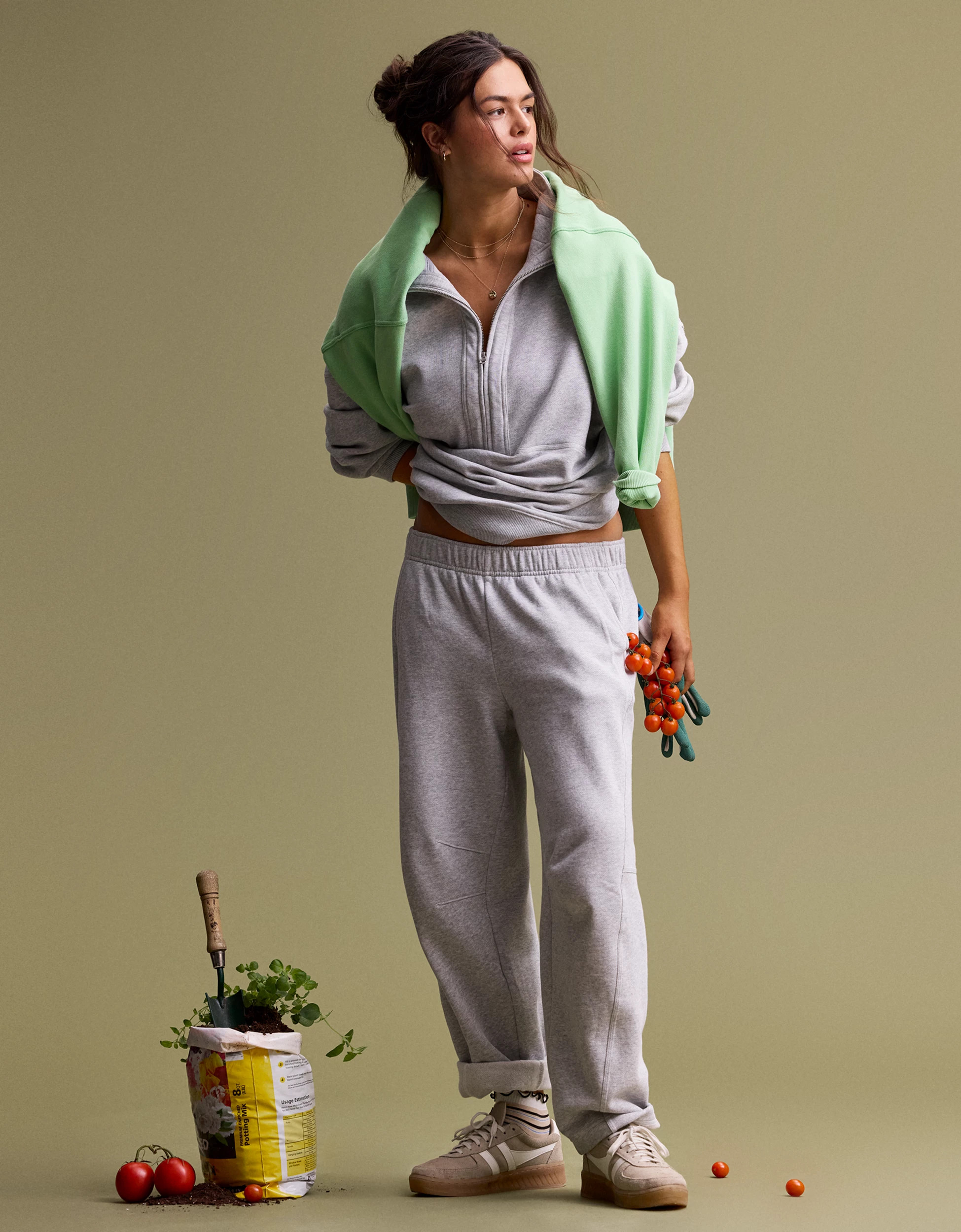 Aerie Oh Zip! Barrel Pant | Aerie