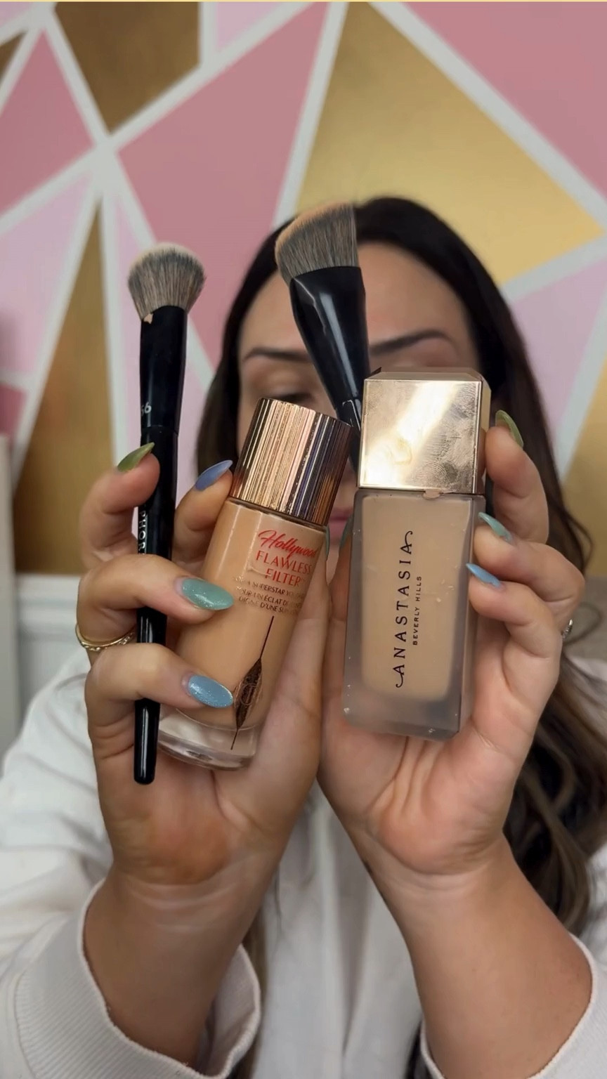 The perfect base for a glowy, but full coverage look! iconic Charlotte tilbury flawless filter and @Anastasia Beverly Hills  impeccable blurring foundation!

#LTKmomlife #LTKBeauty