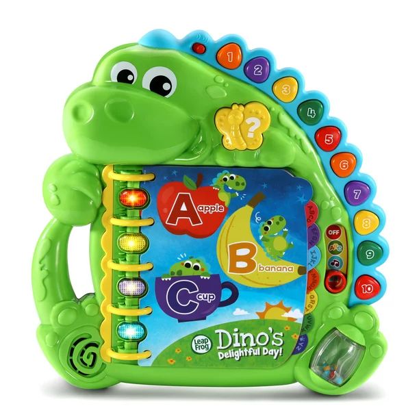 LeapFrog, Dinos Delightful Day Book, Interactive Book for 1 Year Olds - Walmart.com | Walmart (US)