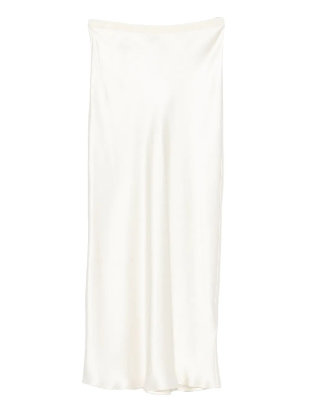 ANINE BING Silk high-rise Skirt | White | FARFETCH CN | Farfetch (CN)