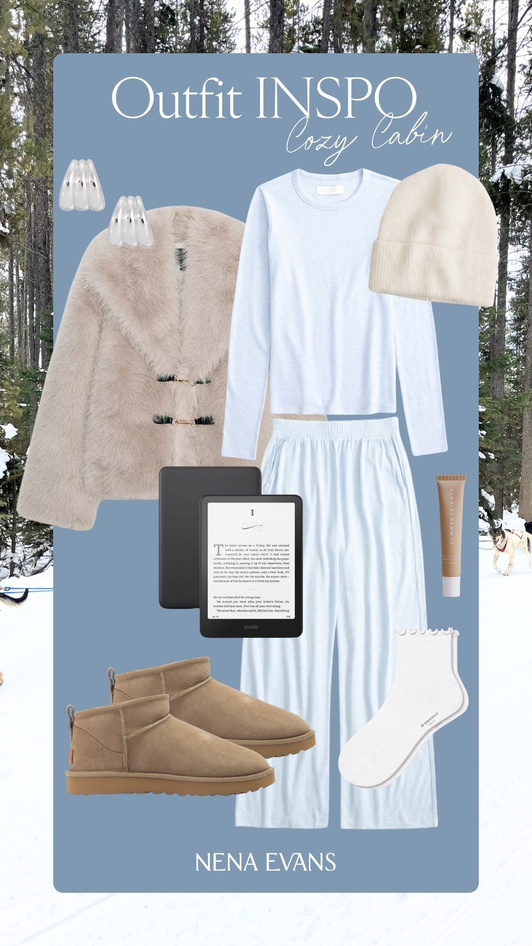 Ski Edit Outfit Inspo: Cozy Cabin ☁️ Winter outfit Winter fashion Winter coat Mountain town outfit Loungewear Comfy outfit Casual outfit

#LTKSeasonal #LTKFindsUnder100 #LTKTravel