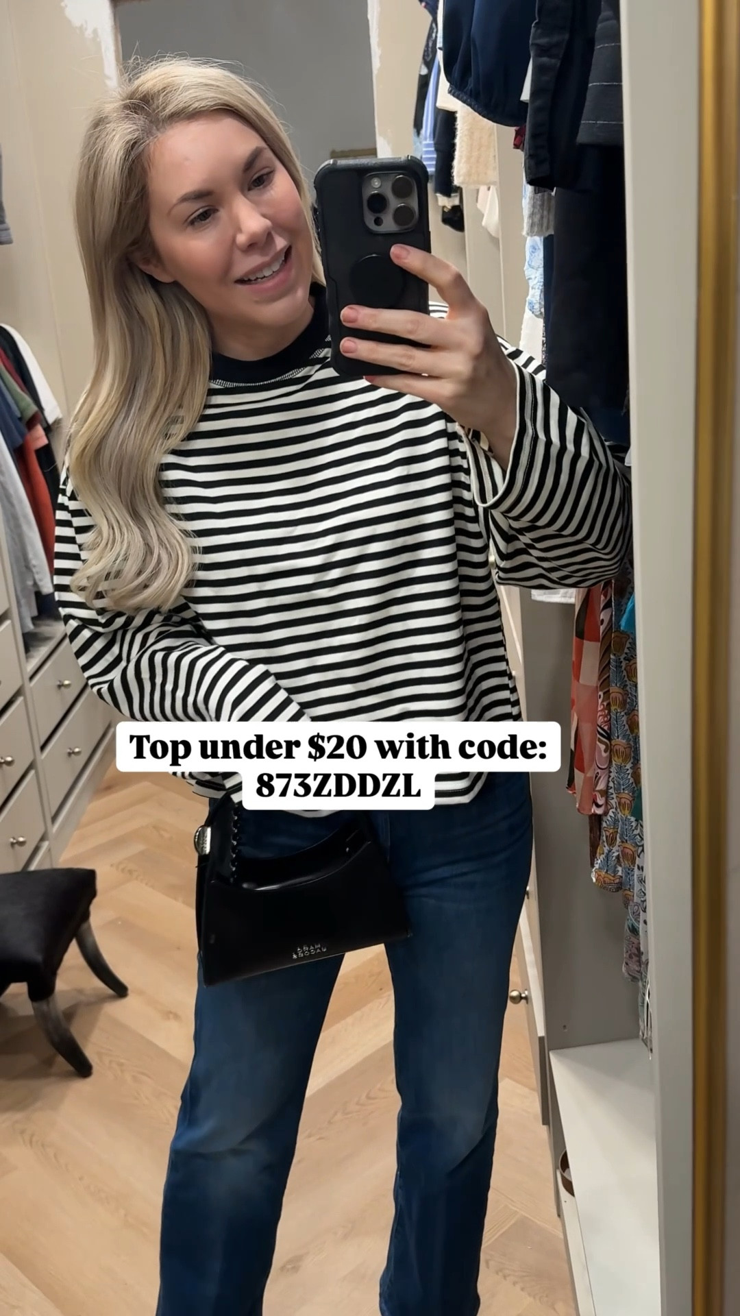 Stripe top
Mother jeans - fit TTS

#LTKdayinmylife #LTKgrwm #LTKootd