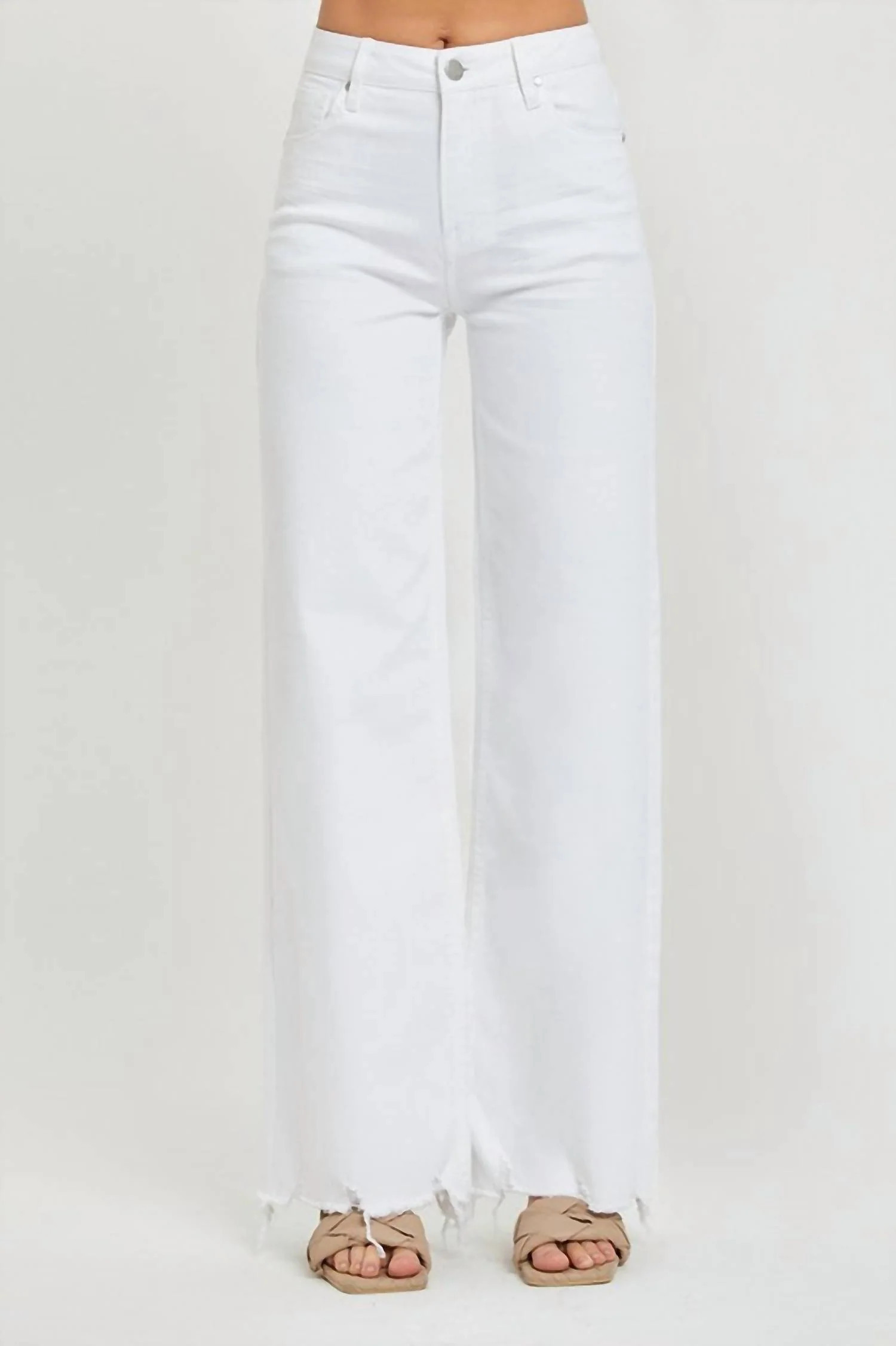 Stevie Jeans In White | Shop Simon