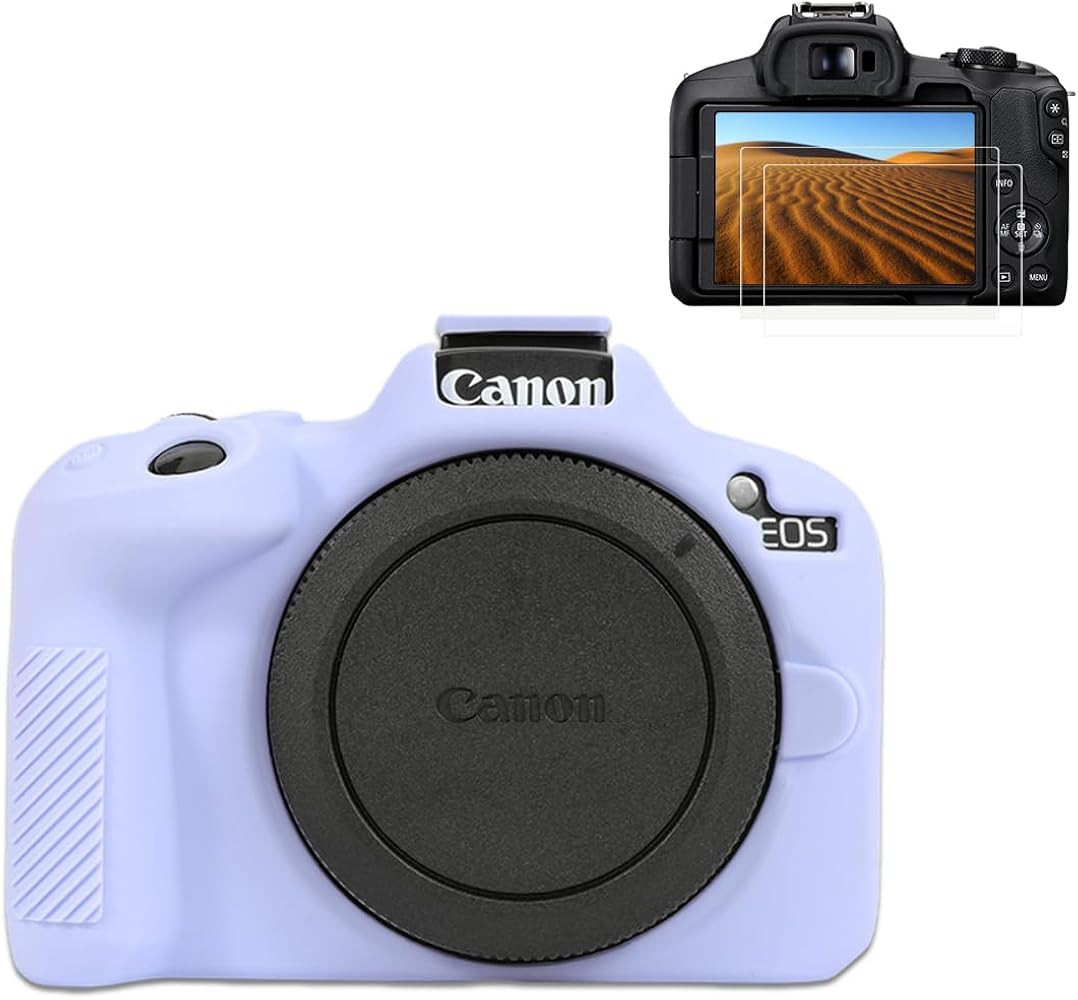 Pocoukate Case for Canon EOS R50 Camera, Soft Silicone Protective Cover Skin with EOS R50 Screen ... | Amazon (US)