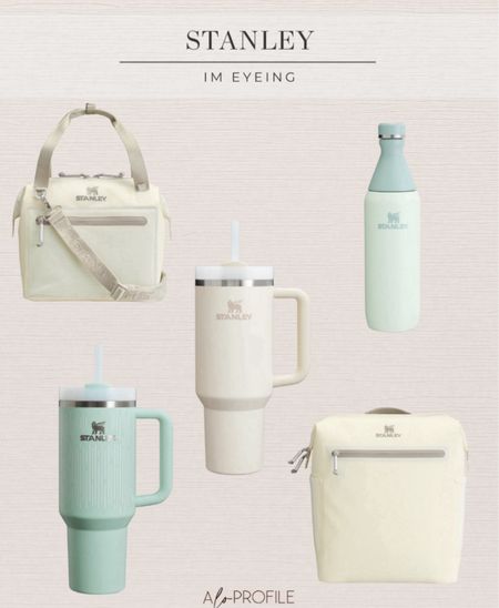 NEW STANLEY ARRIVALS
IM EYEING// | have been eyeing these cooler bags and backpacks lately.
They would be so good to take on walks or picnics as it starts to heat up in Dallas!! I love the new color ways for the cups too, I can't recommend these enough. I use mine every day!! Would make a great Mother's Day gift!
