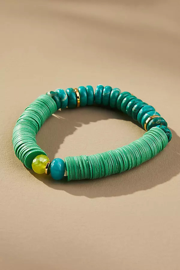 Mixed Stone Stretch Bracelet | Anthropologie (US)