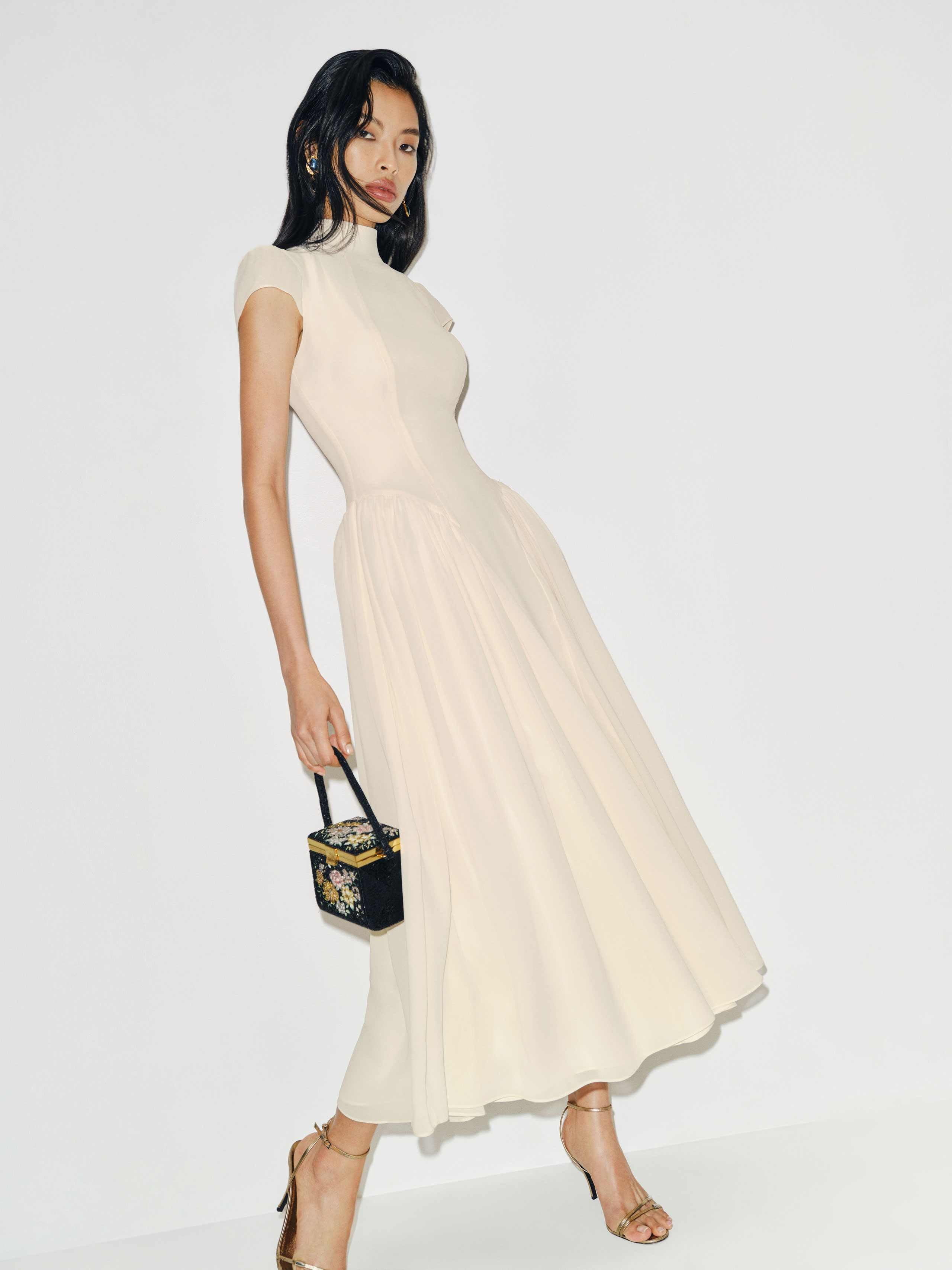 Reformation Maven Dress Ivory 10 | Reformation (Global)