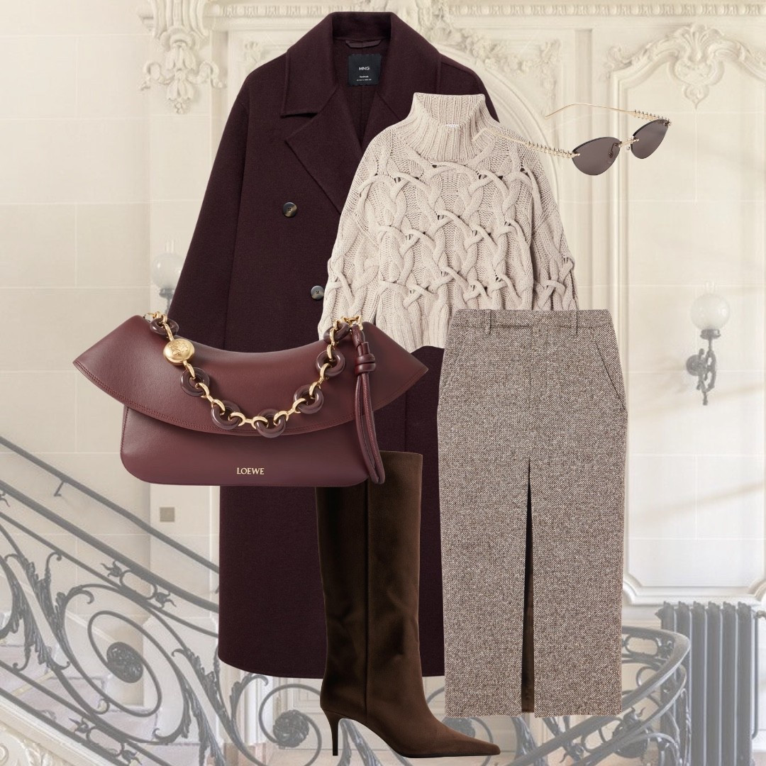 Autumn outfit styling Loewe bag, fall fashion 🍂 
