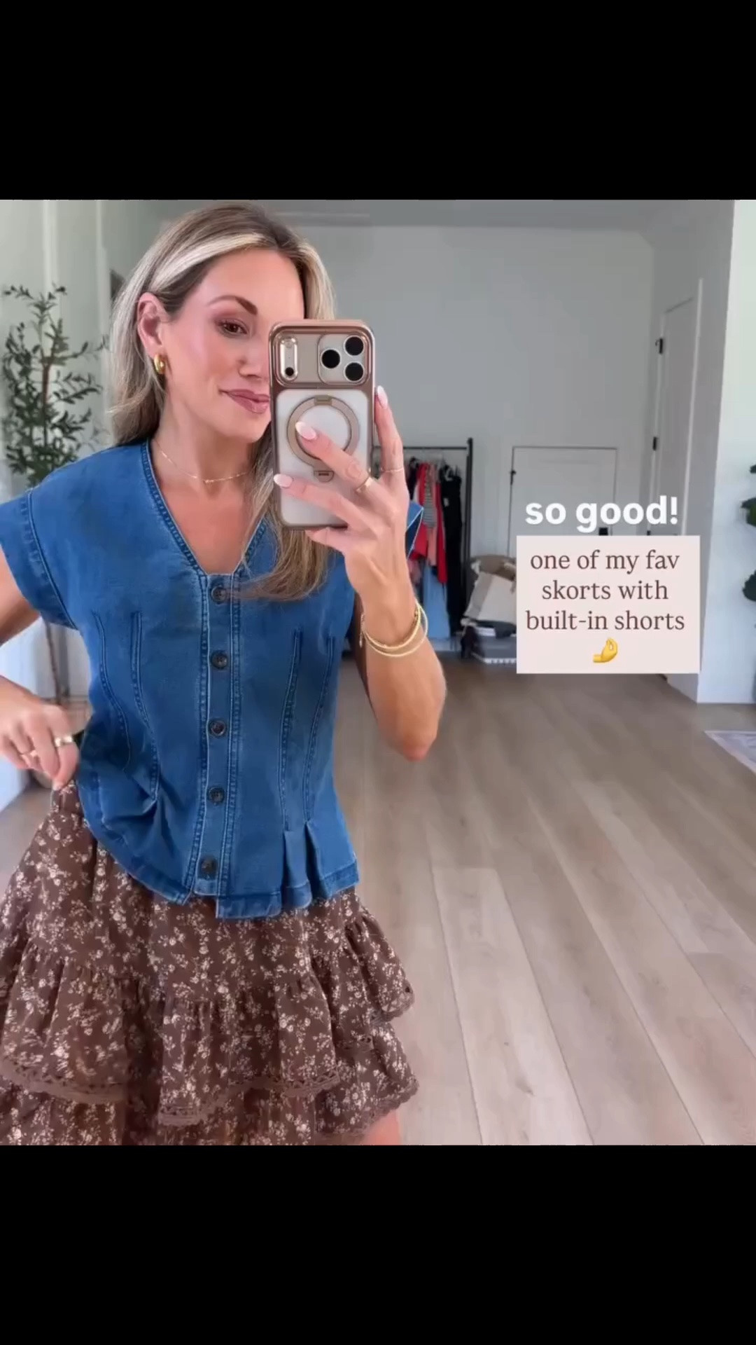fall skirt with built in shorts 👏 loving this look as we head into cooler weather!

#LTKootd #LTKSeasonal #LTKPetite
