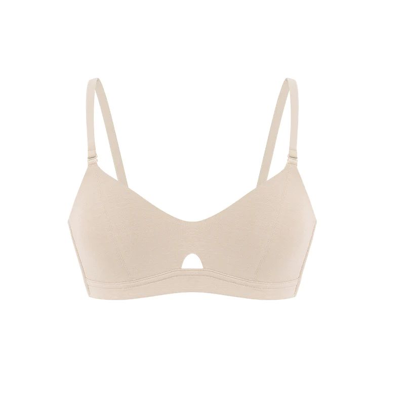 Pure Comfort Soft Modal Triangle BraS / Ecru | NEIWAI