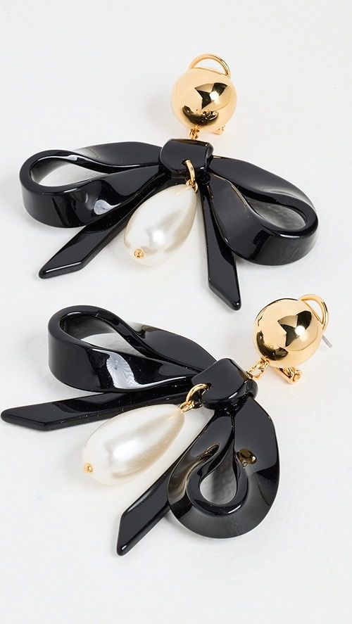 Lele Sadoughi 14k Bow Drop Earrings | SHOPBOP | Shopbop
