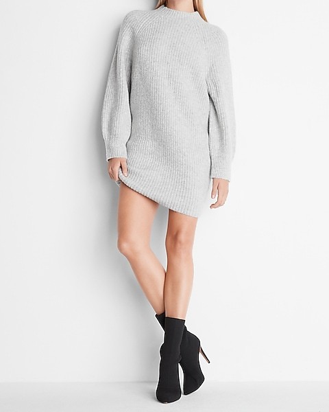 Cozy Sweater Shift Dress | Express