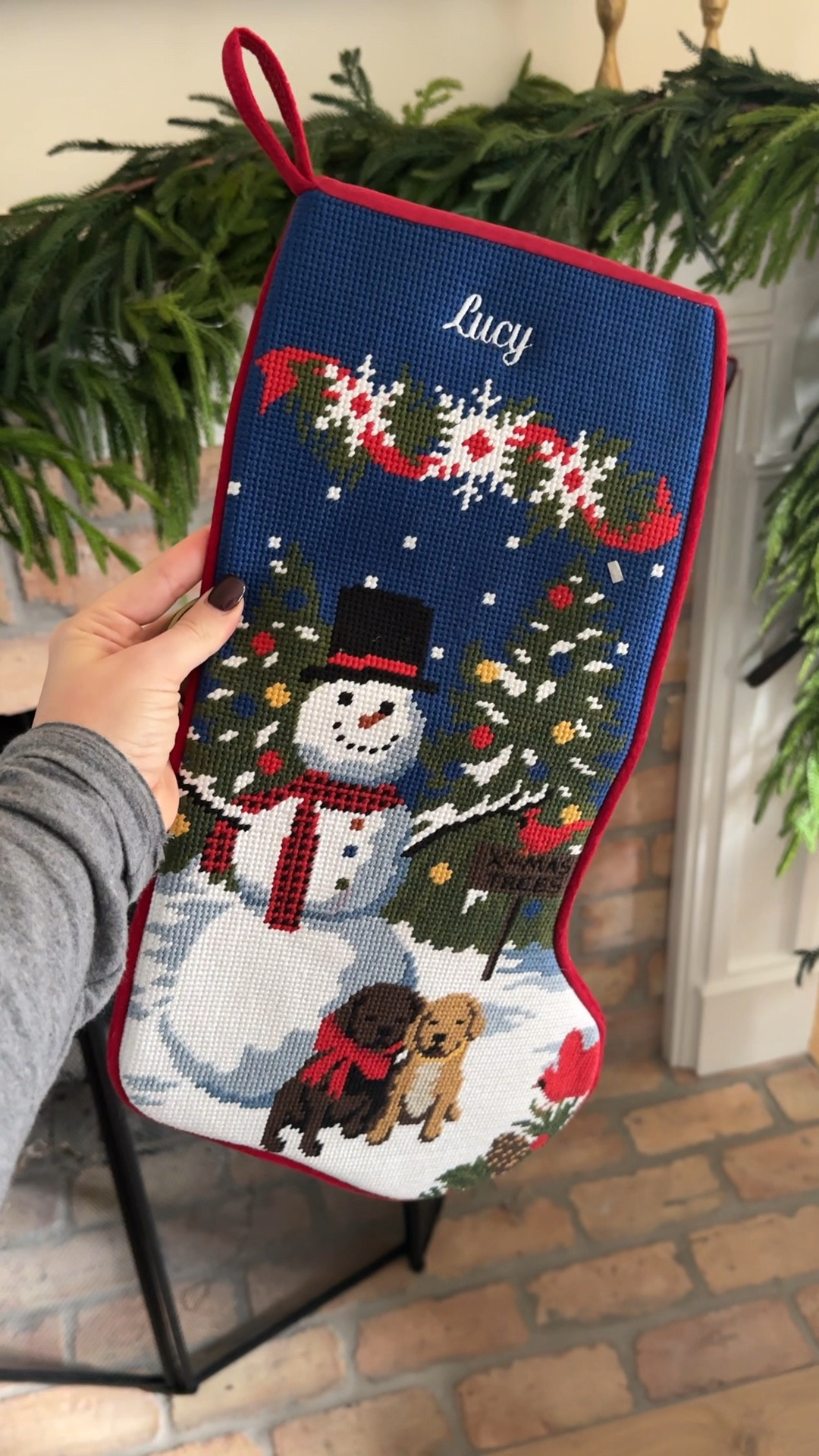 Nostalgic monogrammed holiday stockings 

#LTKHoliday #LTKSeasonal #LTKGiftGuide