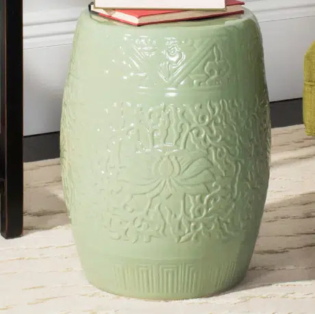 Lavin Ceramic Accent Stool | Wayfair North America