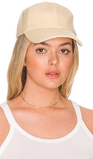 Straw Cap in Natural | Revolve Clothing (Global)