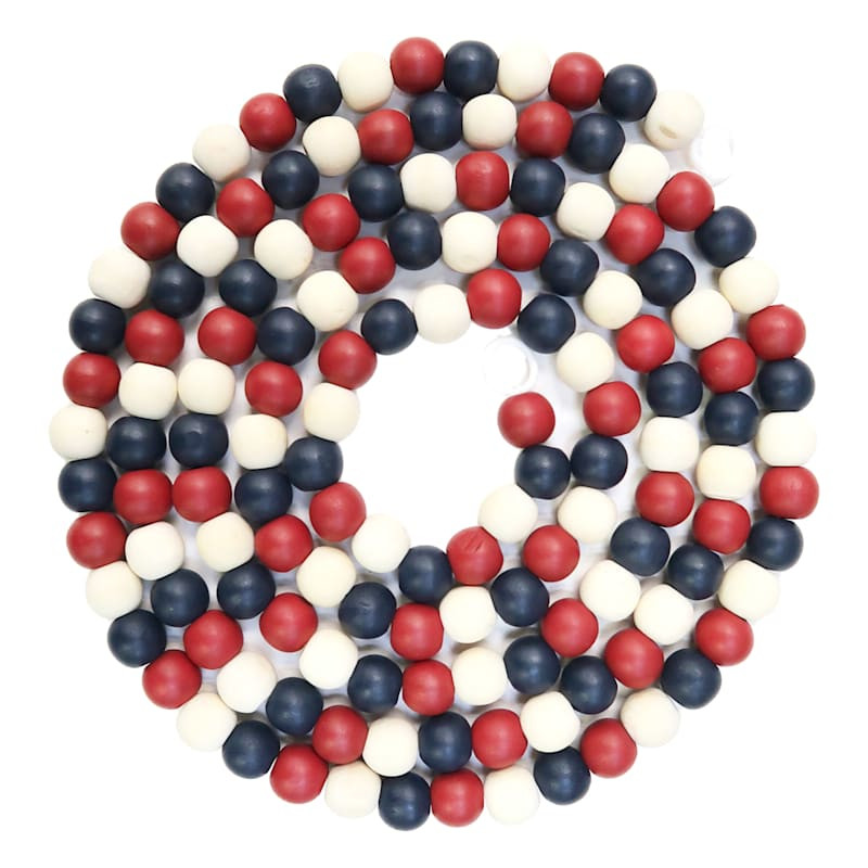 Shop all  Honeybloom




Homespun Patriotic Natural, Red & Blue Wooden Bead Garland, 6'








... | At Home