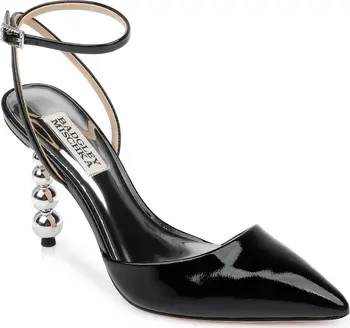 Badgley Mischka Collection Indie II Ankle Strap Pointed Toe Pump (Women) | Nordstromrack | Nordstrom Rack
