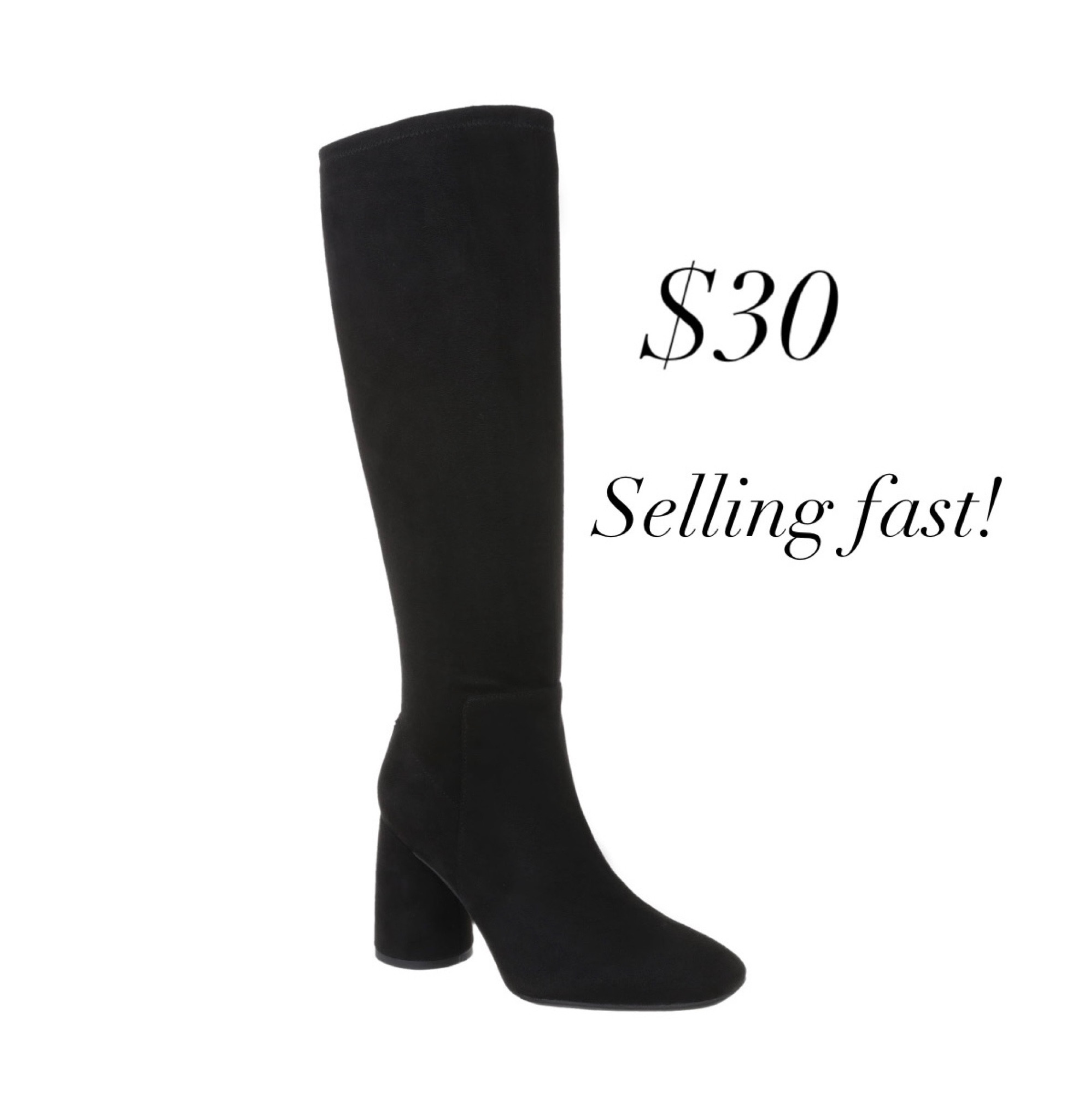 These black faux suede boots are a must have for fall! They look super high-end, but are incredibly affordable. They are selling out fast though, so be sure to grab them quickly 🍂

#LTKunder50 #LTKshoecrush #LTKSeasonal