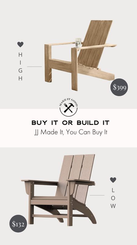 If you can’t DIY it, BUY it! Adirondack chairs for any budget! 

#LTKHome #LTKSeasonal
