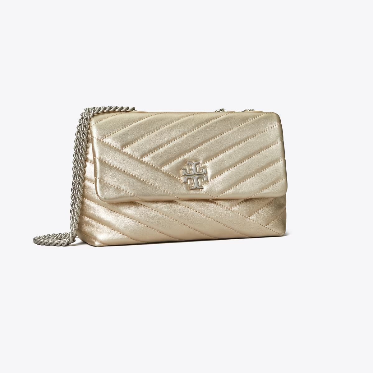 Small Kira Chevron Convertible Shoulder Bag: Women's Designer Shoulder Bags | Tory Burch | Tory Burch (US)