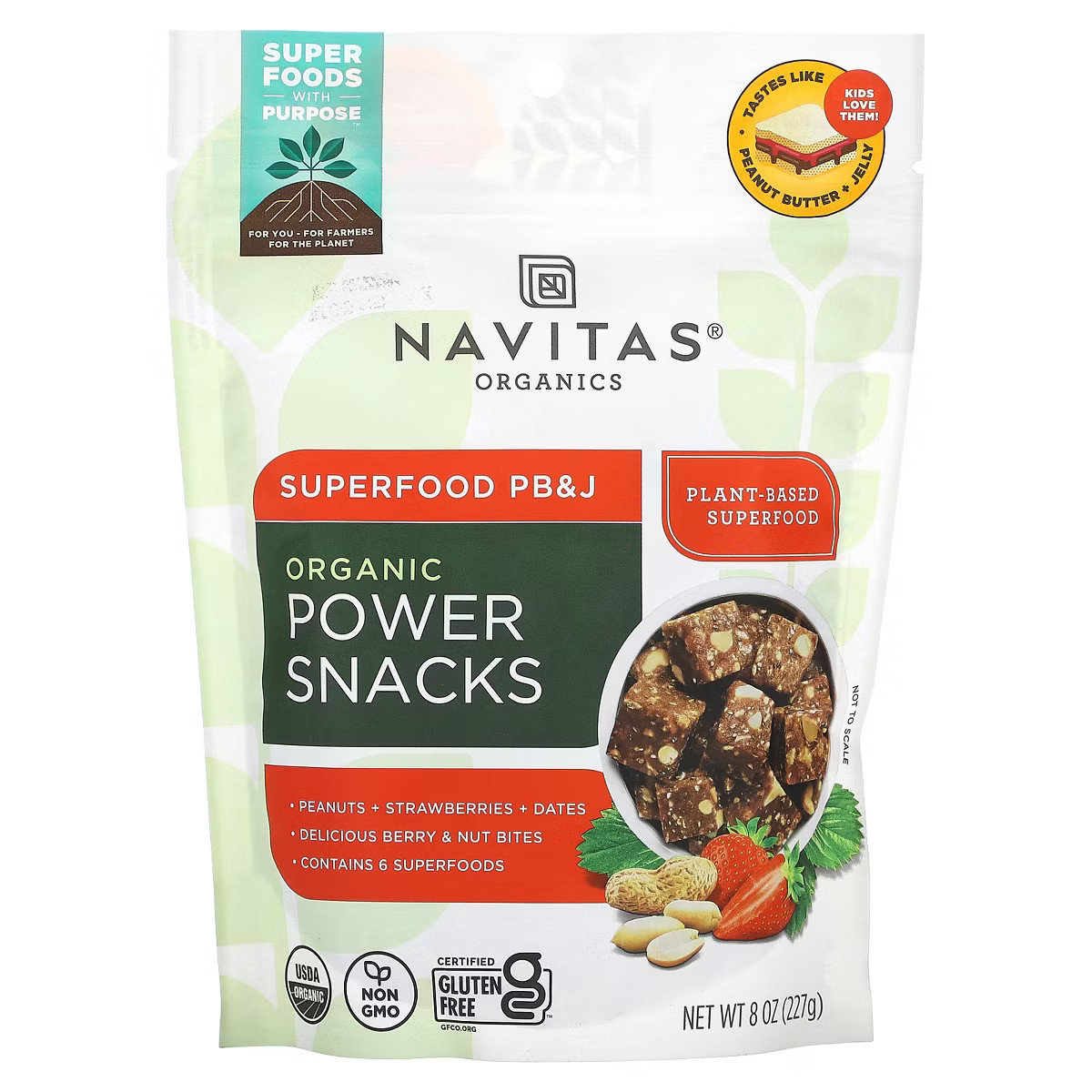 Navitas Organics Power Snacks, Superfood PB&J — Organic, Non-GMO, Gluten-Fr | Target
