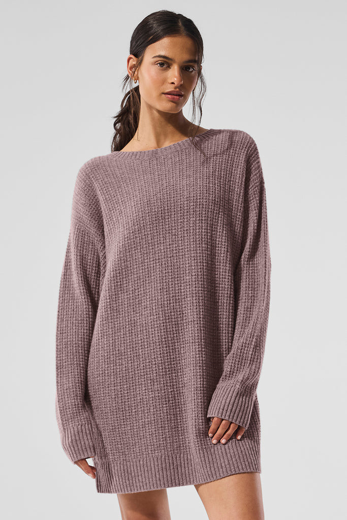 Cashmere Plush Waffle Dress | Alo Yoga (US)