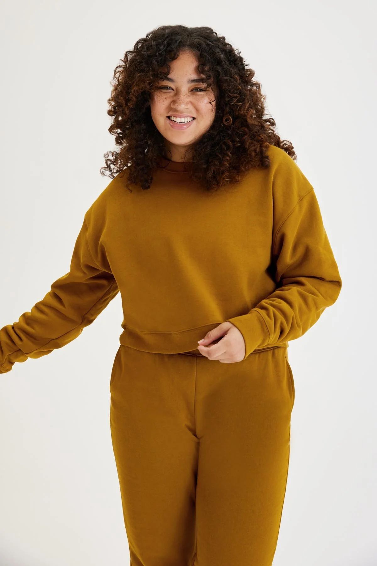 Sycamore 50/50 Cropped Sweatshirt | Girlfriend Collective