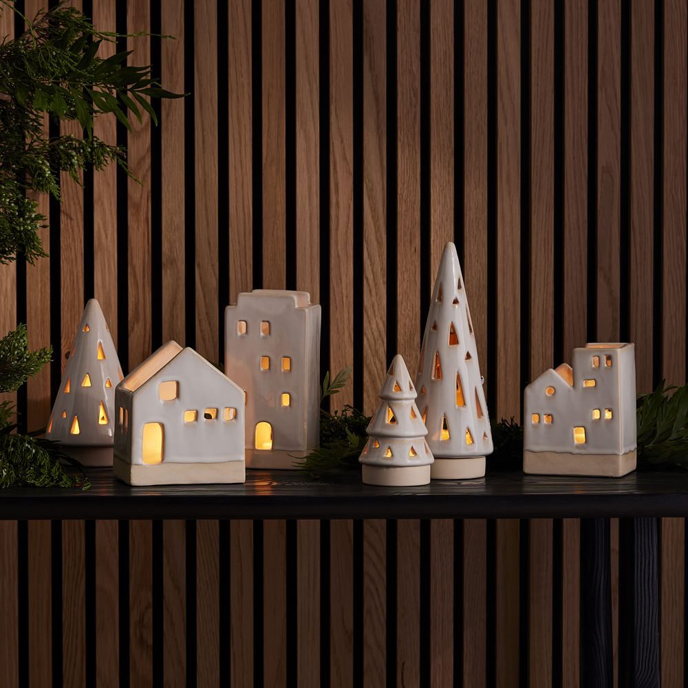 Village Tealight Candleholders | West Elm (US)