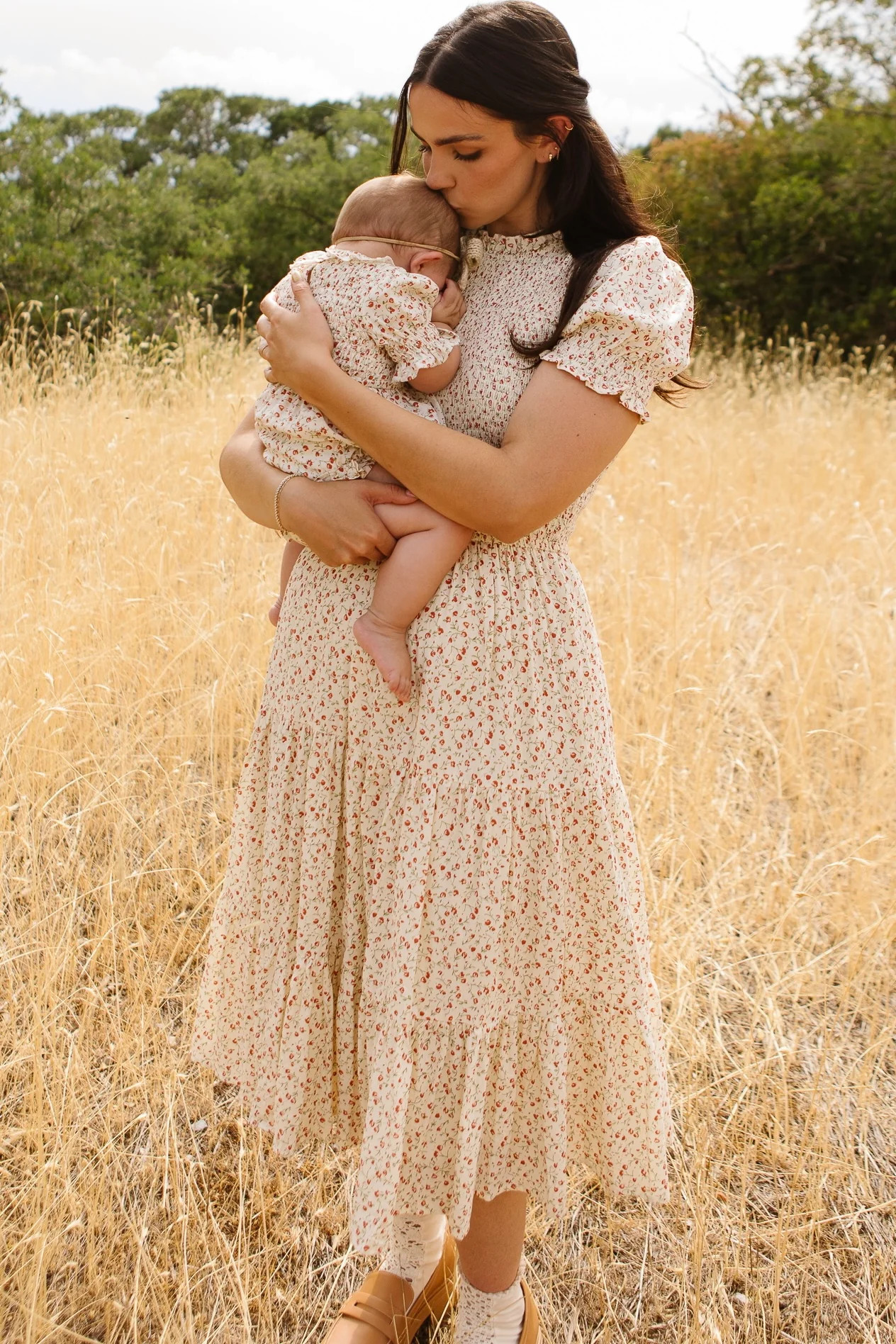 Delia Dress in Ditsy Floral | Ivy City Co