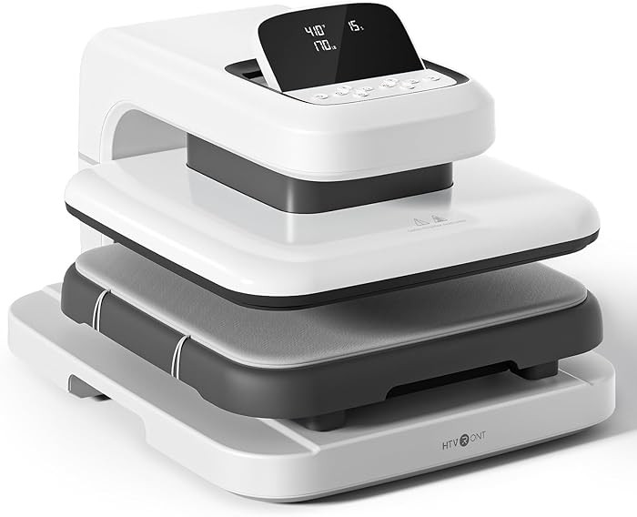HTVRONT Auto Heat Press 2 - Heat Press Machine for T Shirts with Adjustable Pressure & Higher Hea... | Amazon (US)
