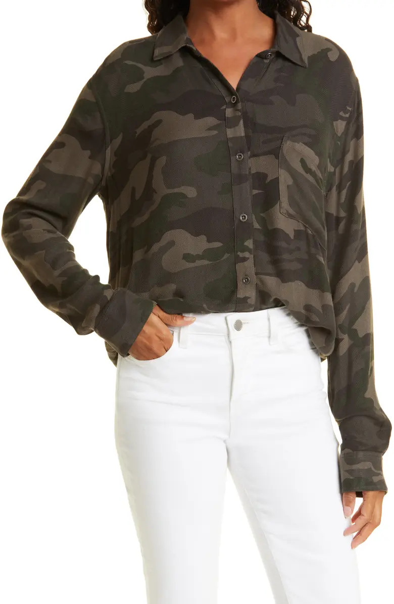 Rails Hunter Camo Button-Up Shirt | Nordstrom | Nordstrom