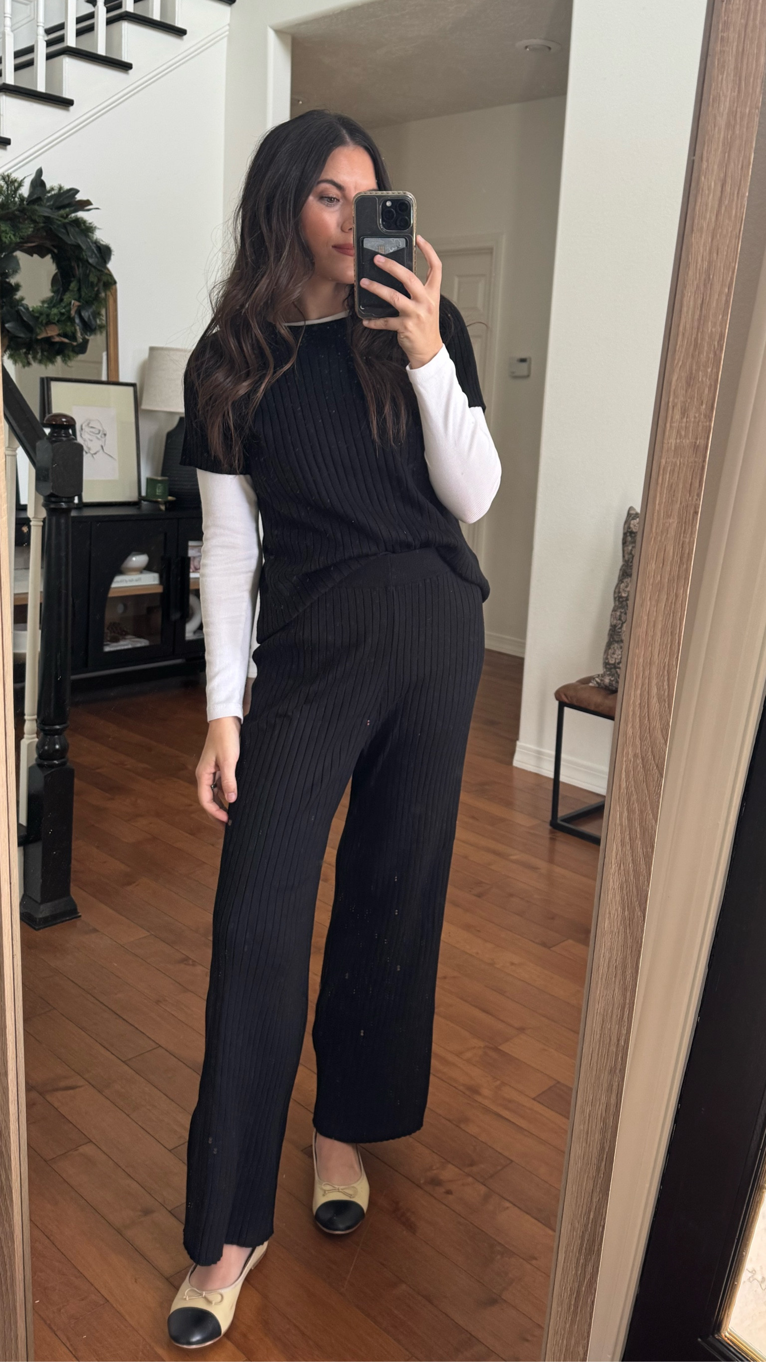 Love this sweater ribbed set from Walmart! Can be layered for winter and then short sleeve for spring! Comes in grey too. 

#LTKOver40 #LTKFindsUnder50 #LTKStyleTip